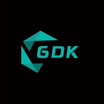 GDK creative minimalist letter logo. GDK unique vector initials alphabet letter logo design