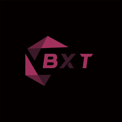BXT creative minimalist letter logo. BXT unique vector initials alphabet letter logo designBXT creative minimalist letter logo. BXT unique vector initials alphabet letter logo design