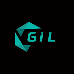 GIL creative minimalist letter logo. GIL unique vector initials alphabet letter logo design