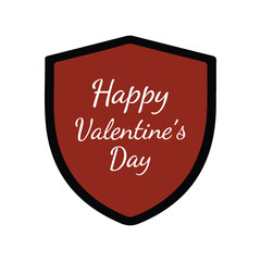 Shield Vintage color with typography bike, and rose icon. Badges shape logo collections—shield shape sign Vector illustration. Vintage symbol concept. protection sign isolated design. 