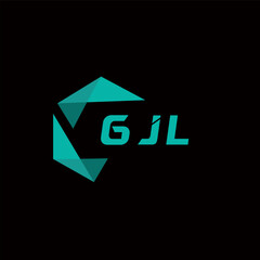 GJL creative minimalist letter logo. GJL unique vector initials alphabet letter logo design