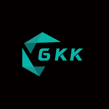 GKK creative minimalist letter logo. GKK unique vector initials alphabet letter logo design