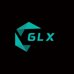 GLX creative minimalist letter logo. GLX unique vector initials alphabet letter logo design