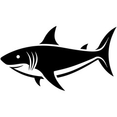 shark silhouette vector illustrator