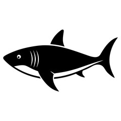 shark silhouette vector illustrator