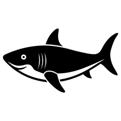 shark silhouette vector illustrator