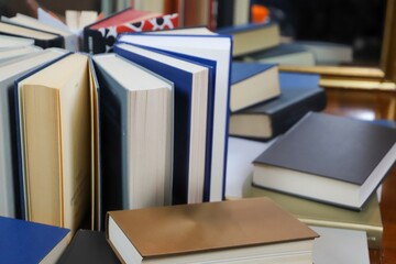 stack of books