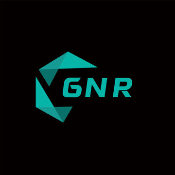 GNR creative minimalist letter logo. GNR unique vector initials alphabet letter logo design