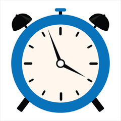 alarm clock isolated on white background