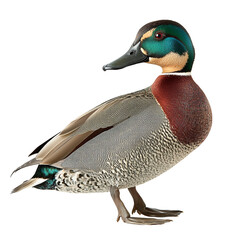 Obraz premium Green-winged Teal Portrait