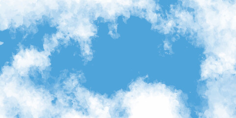 Abstract cloudy sky background. Abstract colorful watercolor background. Vintage style. Hand painted texture.  blur, smoky background. Cloudy concept. Beautiful sunny sky. Bright, colorful, watercolor