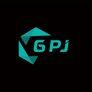 GPJ creative minimalist letter logo. GPJ unique vector initials alphabet letter logo design