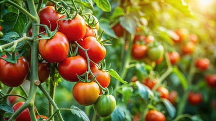 A tomato plant with sprawling stems and tangled leaves grows in a shaded area, greenery, tomato plant, outdoor