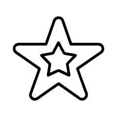 star icon, star line art - simple line art of star, perfect for star logos and icons