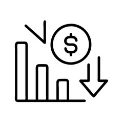 stop loss icon, stop loss line art - simple line art of stop loss, perfect for stop loss logos and icons