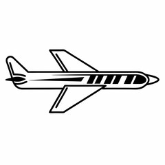 Flight logo icon vector art illustration 