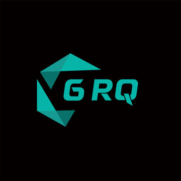 GRQ creative minimalist letter logo. GRQ unique vector initials alphabet letter logo design