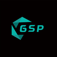 GSP creative minimalist letter logo. GSP unique vector initials alphabet letter logo designGSP creative minimalist letter logo. GSP unique vector initials alphabet letter logo design