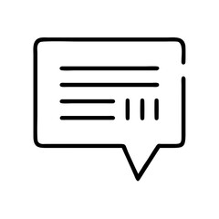 text to speech icon, text to speech line art - simple line art of text to speech, perfect for text to speech logos and icons