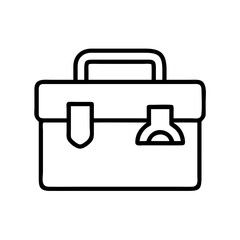 toolbox icon, toolbox line art - simple line art of toolbox, perfect for toolbox logos and icons