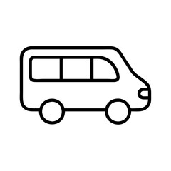 transportation icon, transportation line art - simple line art of transportation, perfect for transportation logos and icons