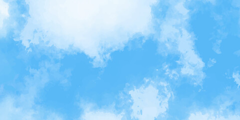 Abstract cloudy sky background. Abstract colorful watercolor background. Vintage style. Hand painted texture.  blur, smoky background. Cloudy concept. Beautiful sunny sky. Bright, colorful, watercolor