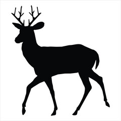 deer silhouette vector