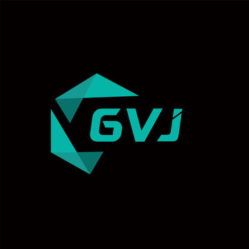 GVJ creative minimalist letter logo. GVJ unique vector initials alphabet letter logo design