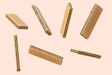 3D Wafer for product and packaging , with clipping path , isolated on background , 3D Rendering illustration