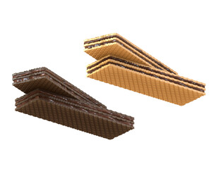 3D Wafer for product and packaging , with clipping path , isolated on background , 3D Rendering illustration
