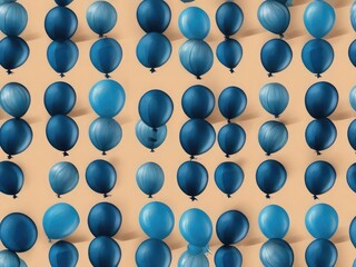 blue ,white and red party balloons