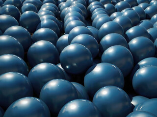 Fototapeta premium blue ,white and red party balloons