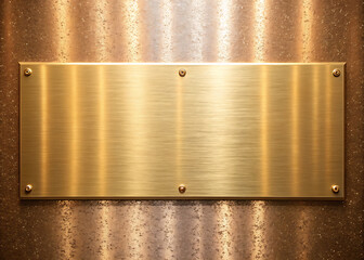 Shiny brass texture with pearl gold gradient and glitter accents