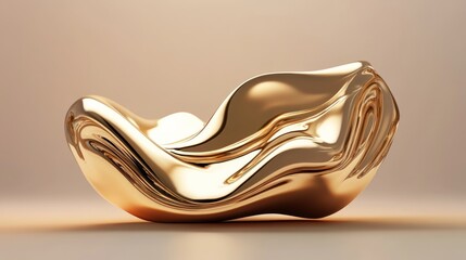 fluid abstract metallic shapes, vibrant reflections, high detail, dynamic and futuristic design, flowing and sleek