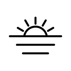 Four seasons and day parts related icon outline and linear vector.
