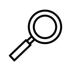 Search Icon vector illustration, magnifying glass symbol, search icon clip art , zoom in and zoom out symbol, Magnifying glass sign isolated
