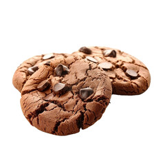 Fototapeta premium Delicious Chocolate Chip Cookies Sweet Treats Brown Baked Goods