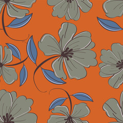 Beautiful floral pattern perfect for textile design