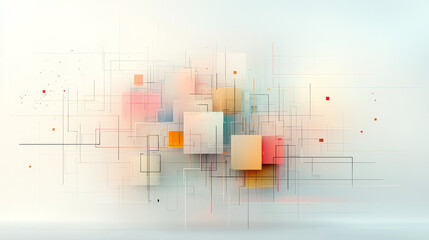 Abstract digital art composition virtual space graphic design modern minimalism aerial view creative expression for digital platforms