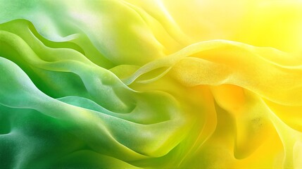 Obraz premium Abstract Background Featuring a Gradient of Green and Yellow Colors.