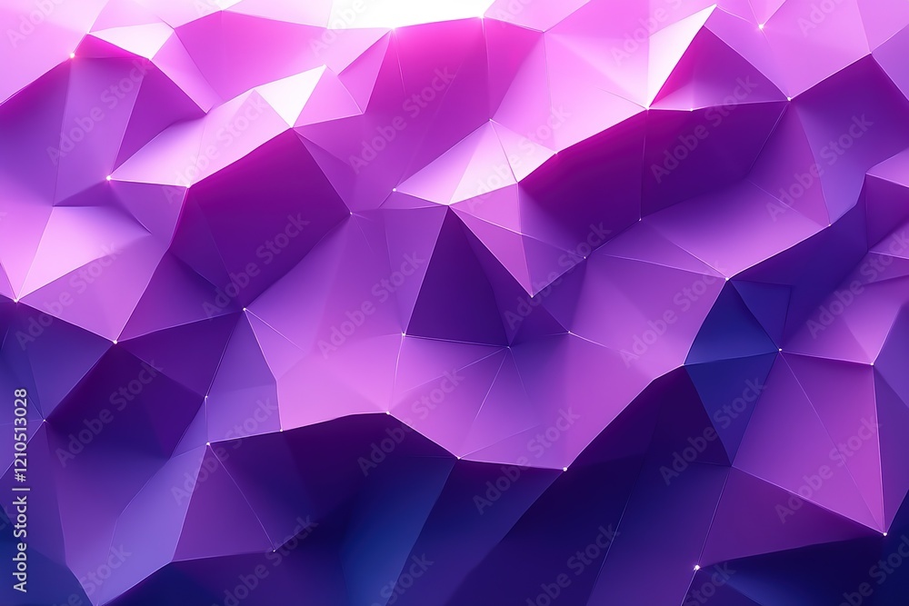 Poster abstract purple geometric background. complex polygonal shapes create a dynamic, textured surface.
