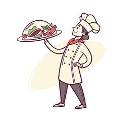 Restaurant and food delivery icons  perfect for illustrating the concept of food delivery services