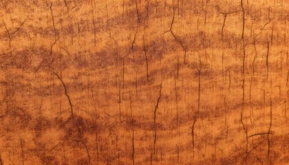 Naklejka premium Cracked Wood Texture Brown Background Image