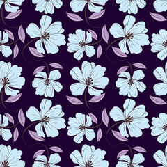 Beautiful floral pattern perfect for textile design