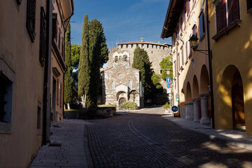 Santo Spirito Church and Castle in Gorizia, Italy