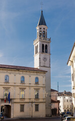 Fototapeta premium Bell tower of the Duomo di Sant'Ilario e Taziano, Gorizia