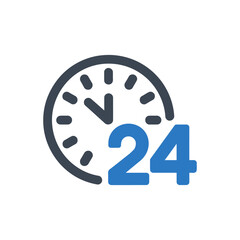 24 Hours Clock Icon