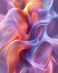 Obraz premium Abstract swirling pastel colors.