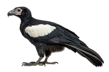 Isolated Full Andean Condor