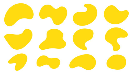 Minimalist vector art shapes set, isolated on white background, Flat Modern design, illustration Vector EPS 10 